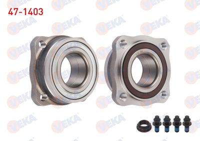 Veka 47-1403 Rear Wheel Bearing Kit Left-Right Abs Okuyuculu 4 Bjn 49X93x45 BMW 5 Series (F10) 520 i-528i-53 — Wheel Bearings