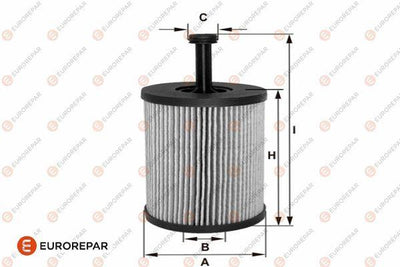 Eurorepar 1682276380 Oil Filter Citroen 106 206 307 C2 C3 Xsara Ep6c Tu3jp Tu5jp 97 — Oil Filters