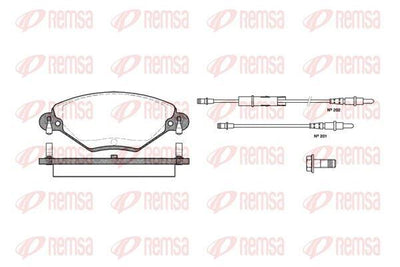REMSA 0828.04 Brake Pad C5 I Berlina Break Dc_ De_ 03 Xx — Brake Pads