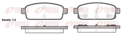 REMSA 1432.02 Brake Pad Cruze J300 05 09 — Brake Pads