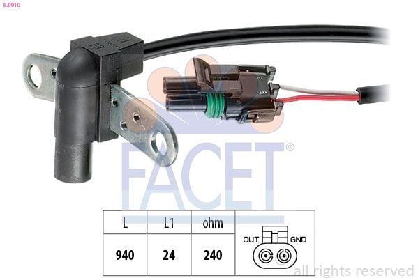 FACET 9.0010 Volant Sensor R9-R19-R21 - Precision RPM Measurement — Clutch & Flywheel