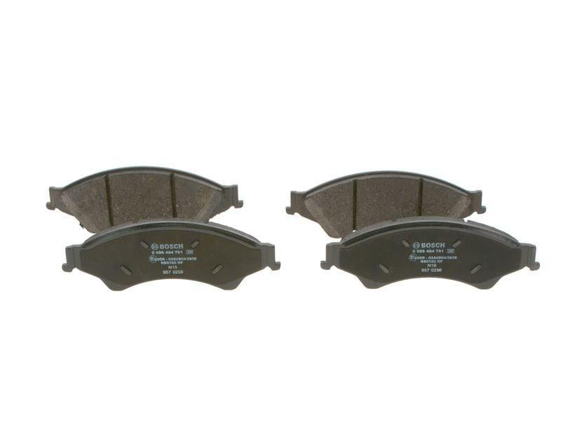 BOSCH Front Brake Pad Set 0986494791 - Low-Metallic Material — Brake Pads