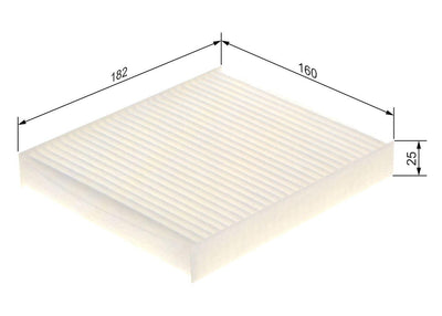 Bosch 1987435076 Cabin Air Filter Kia Soul 09 /