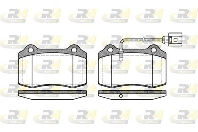 ROADHOUSE 2434.01 Brake Pad Ibiza IV 6L1 02-05 08 — Brake Pads