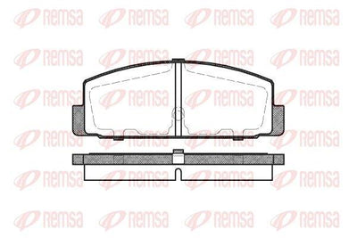 REMSA 0179.30 Brake Pad — Brake Pads