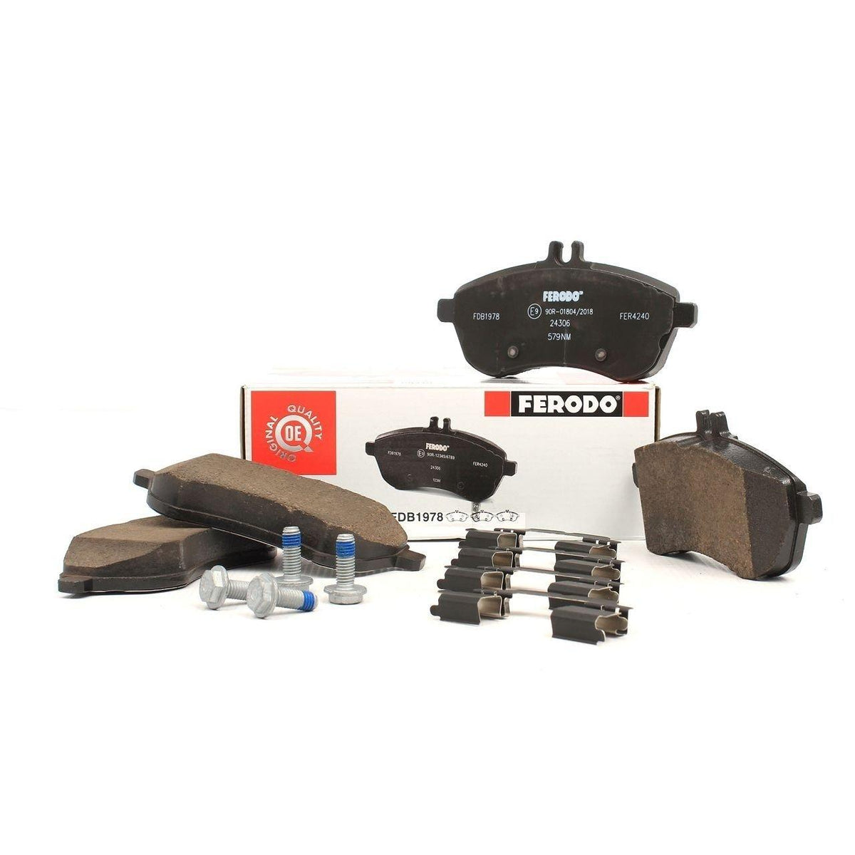 FERODO FDB1978 - Front Brake Pad Set for Mercedes W204 C200 — Brake Pads