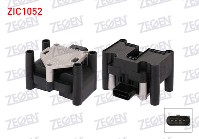 Zegen ZIC1052 Ignition Coil VW Golf IV 1.6i 1997-2005 / Polo 1.4 1999-2001 / Bora 1.6i 1998-2005 / Golf V 1.6 — Coils & Plugs