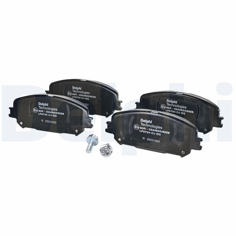 Delphi LP3734 Front Brake Pad Renault Megane IV/Captur II/Grand Scenic IV/Talisman 1.3 H5H 160Bg — Brake Pads