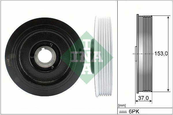 INA Crank Pulley for Peugeot 307 2.0 HDi — Pistons & Rotating