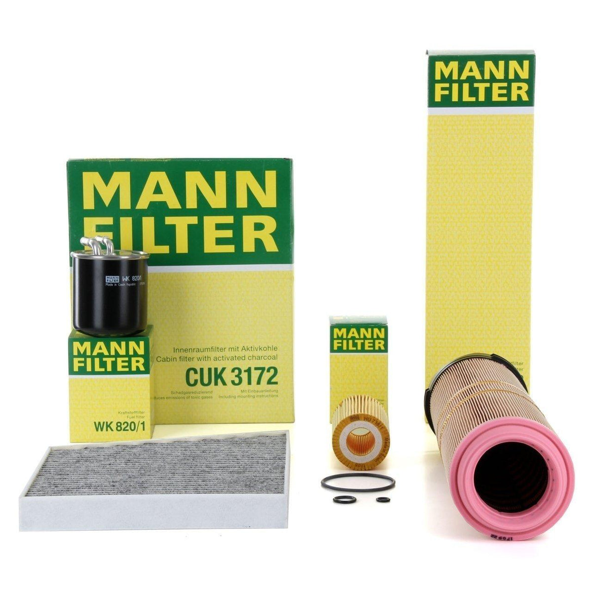 Mann Mercedes W211 E270 CDI Maintenance Filter Set - Complete Kit — Maintenance & Service Kits