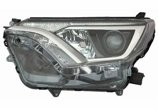 DEPO Left Headlight Motor for Toyota Rav4 2016 - LED Black — Headlights