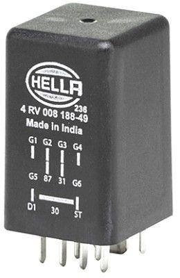 Hella 4RV008188-491 Heating Spark Plug Relay Golf VII Jetta Passat Polo A3 A4 Leon 1.6 TDI Clha Crka 04- — Coils & Plugs