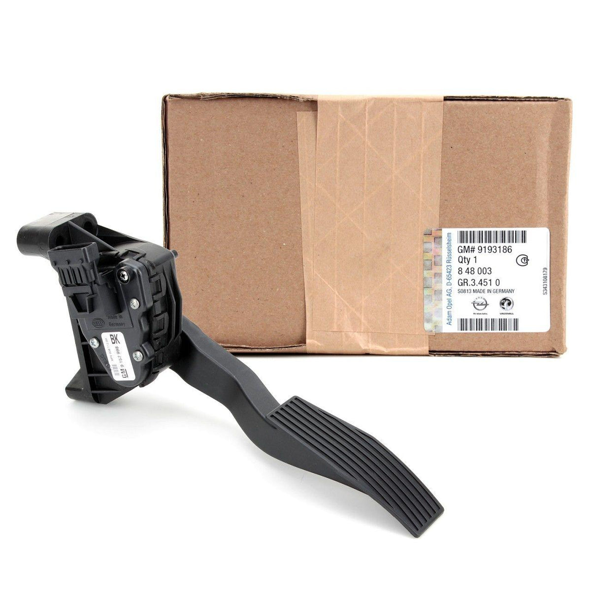 PSA 9193186 Opel Astra G Manual Gear Gas Pedal Genuine Astra H 04 > 14 Bk (848003) — Intake