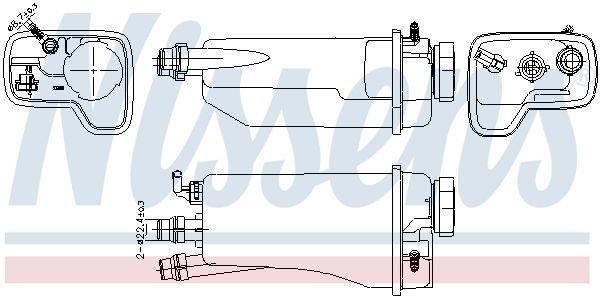 Nissens 996361 Radiator Spare Su Tank BMW E38 E39 M52 M54 — Radiators & Fans