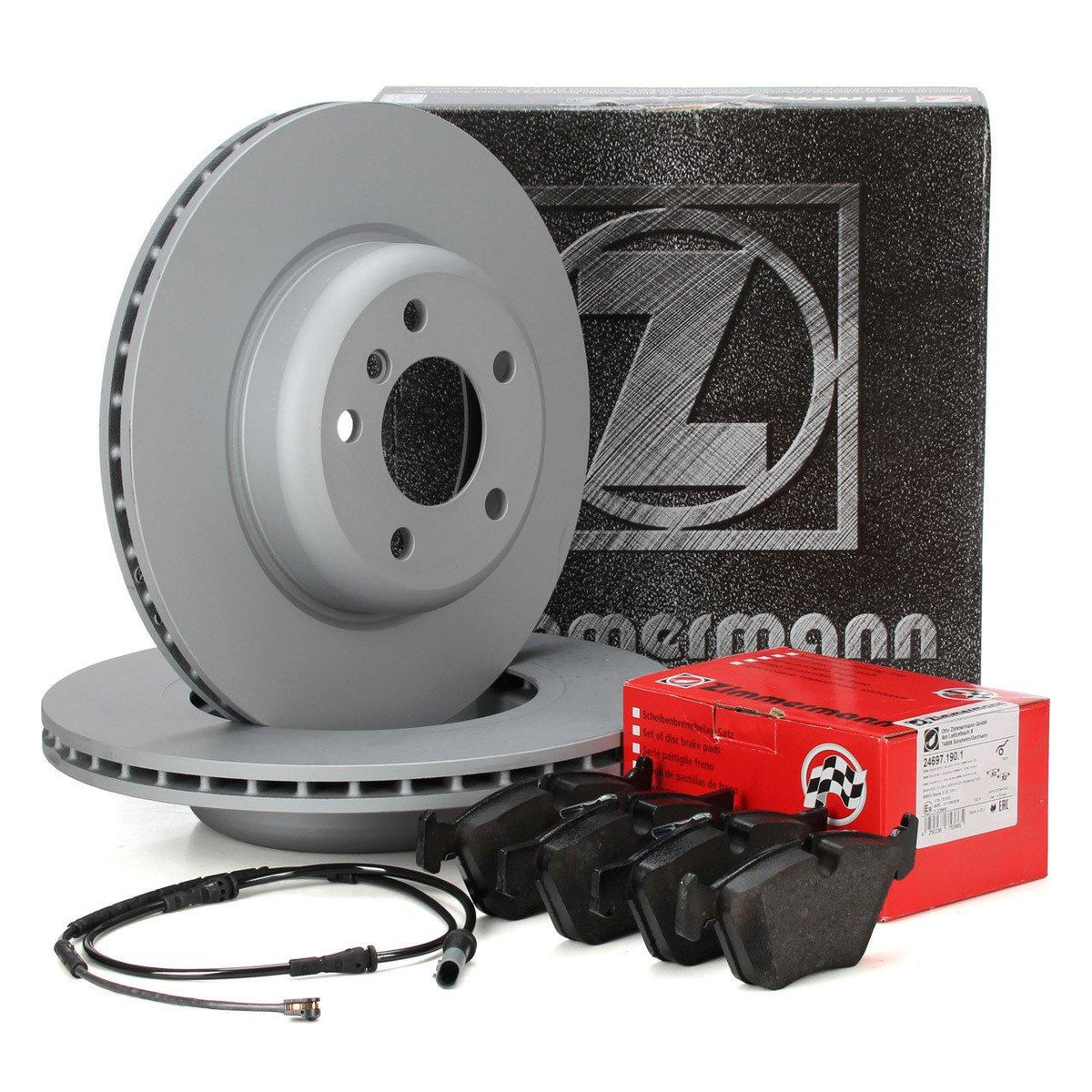 Zimmermann Bmw F10 Body 520d Front Brake Disc Ve Brake Pad Set — Brake Pads