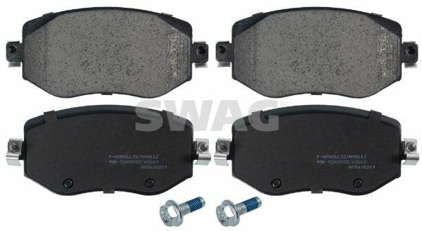 SWAG Brake Pads Set for Megane IV 1.2 TCe & 1.5 dCi - Includes Hardware