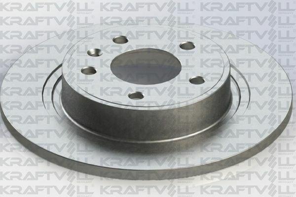 KRAFTVOLL Rear Brake Disc 07040781 - Compatible with Astra J, Cruze, Zafira — Brake Rotors & Drums