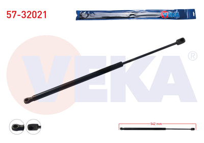 Veka 57-32021 Trunk Gas Strut 542mm / 590N Opel Zafira A 1999-2005 — Support Rods & Struts