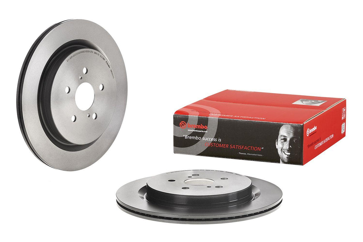 Brembo 09.E031.11 Brake Disc Rear UV Coated Lexus | Set of 2