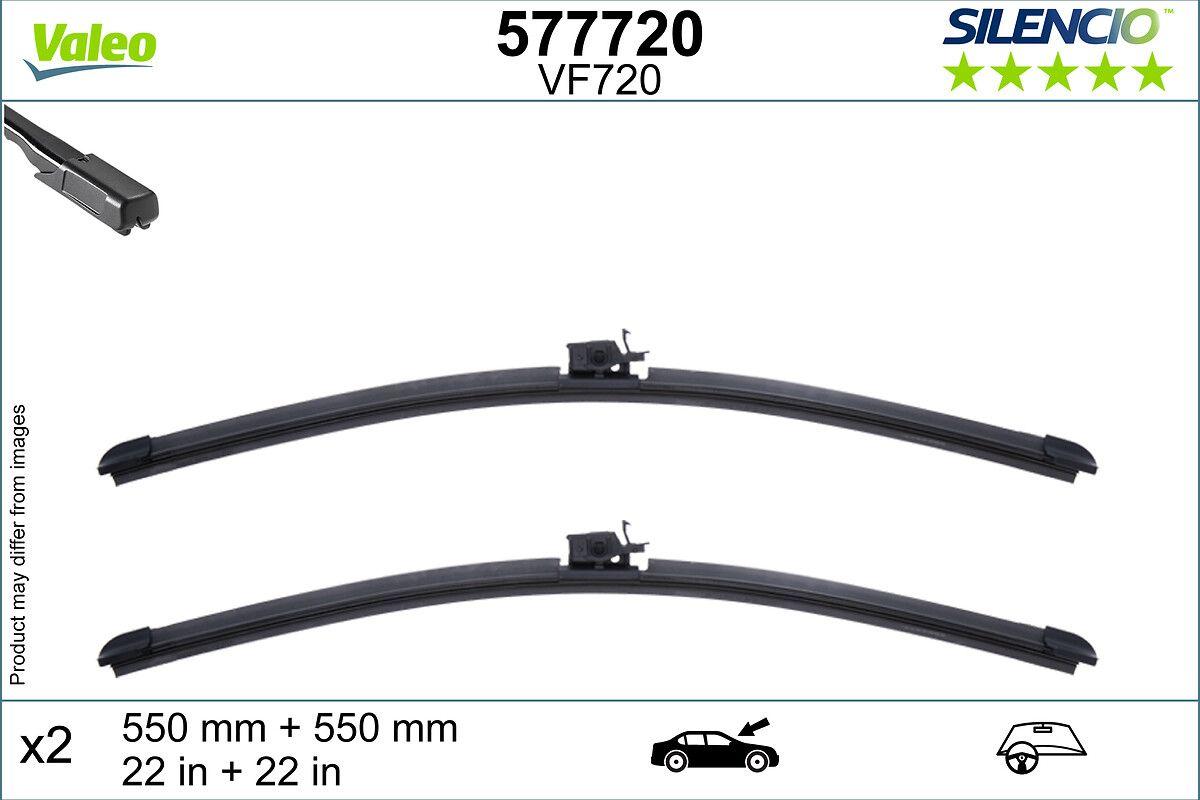 Valeo 577720 Wiper Blade Swf On Tk. (550mm / 550mm) C-Class W205 14 > S205 14 > C205 16 > A205 16 > C253 17 > — Wipers