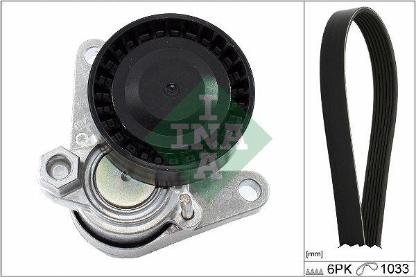 INA 529 0367 10 V-Belt Set Golf7-A3-Leon-Caddy-Tiguan Clha-Crkb-Clhb-Crka 1.6 TDI-2.0 TDI 13 — Belts