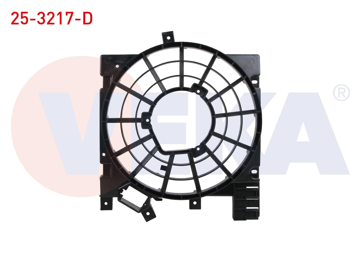 Veka 25-3217-D Fan Motor Shroud (Itmelı) Opel Astra H 1.3 CDTi (Z13dth) 2004-2006 — Motors, Pumps & Antennas