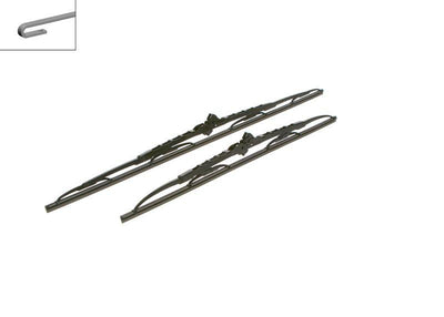 Bosch 3397118202 Wiper Set Twin 650-500 Citroen: Evasion 94-02 Jumpy 00-06 Peugeot: 806 94-02 Expert 96-00 — Wipers