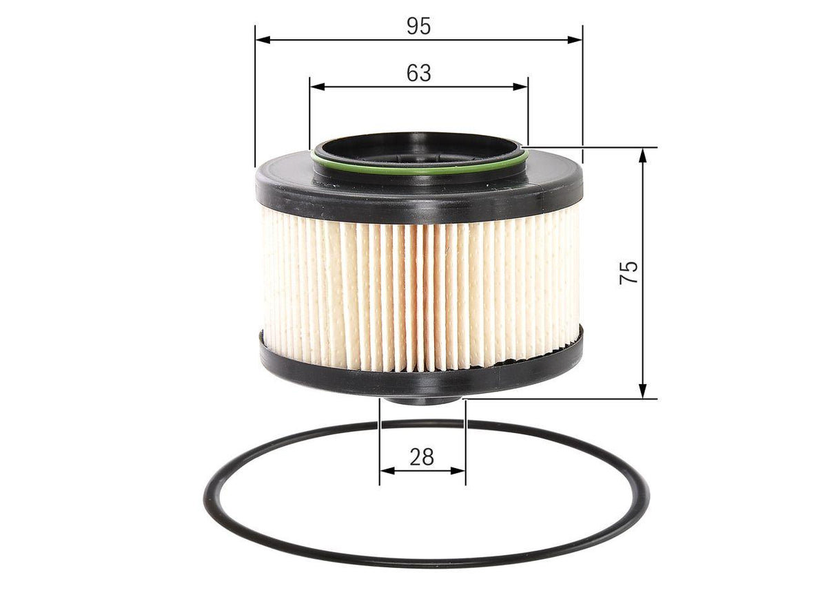 Bosch F026402083 Fuel Filter Chrysler Voyager III 2.5 Crd, Mercedes G-Class W461 W463 01 — Fuel Delivery