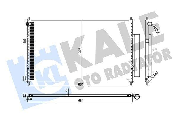 Kale Climate Radiator 357925 - Replacement for Honda CR-V 1.6 I-Dtec, 2.0 AWD and 2 more models — Radiators & Fans