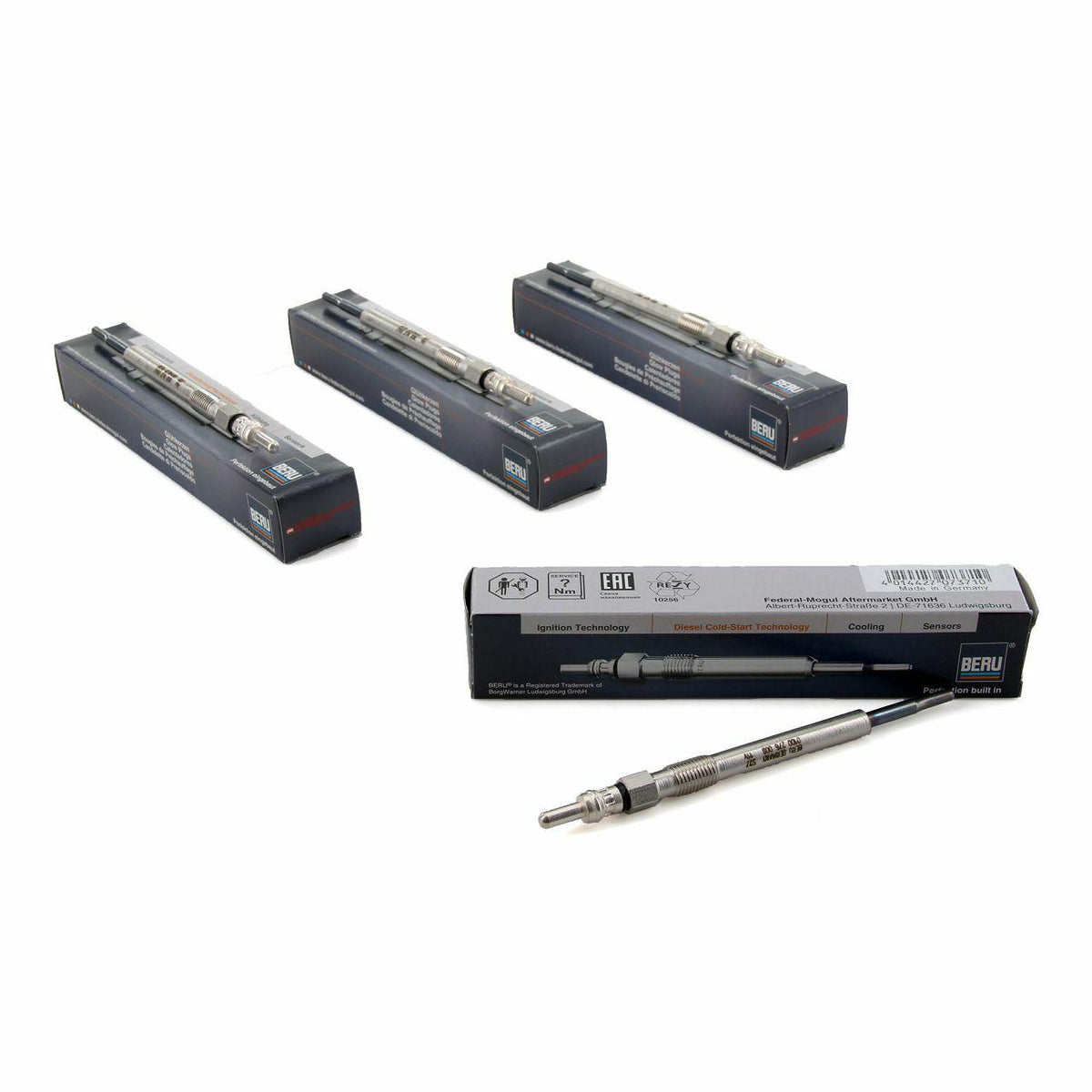 BERU GN053 Opel Astra H 1.3 Diesel Glow Plugs - 4 Pack — Coils & Plugs