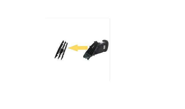 Opel Astra J Left Center Air Vent Blade - Black Color for 2010+ Models — Auto Parts Hall, Interior Trim & Controls