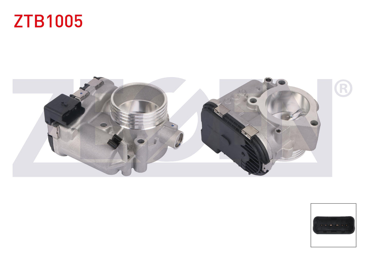 Zegen ZTB1005 Throttle Butterfly Peugeot (Tu5jp4) 1.6i 16V 206 1998-2006 / 307 2000-2007 / 308 (4A,4C) 2007-2013 / Partner 2001-2008 / Citroen C3 2002-2009 / C4 2004-2009 / Xsara 2000-2005 / Ber