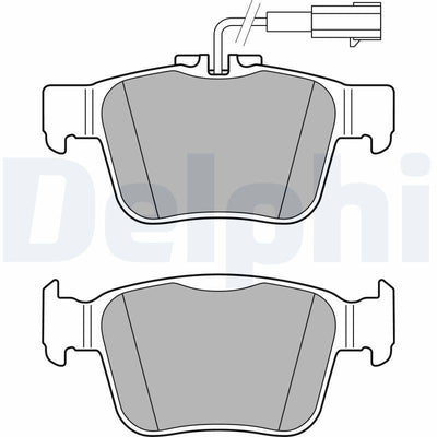 Delphi LP3311 Brake Pad Rear Giulia-Stelvio 15-16 — Brake Pads