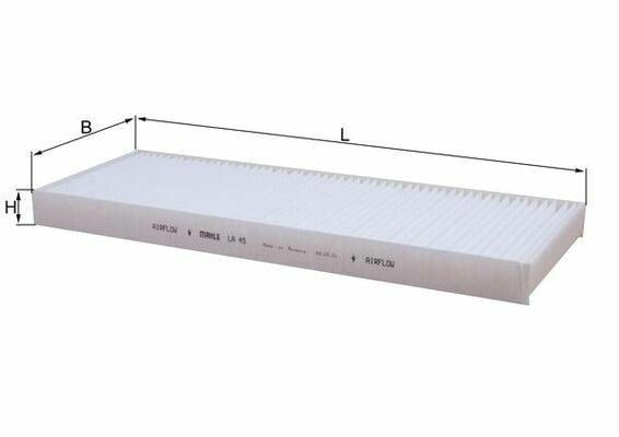 MAHLE LA45 Cabin Air Filter for Volkswagen Passat B5 (1996-2000) — Air & Cabin Filters