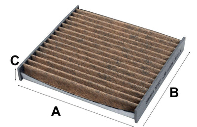 Valeo 701021 Cabin Air Filter-with Carbon Auris Avensis Corolla Hilux Rav4 Yaris — Air & Cabin Filters