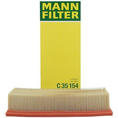 Mann Volkswagen Passat 2.0 TDI BlueMotion Air Filter - Compatible with 2011-2014 Models — Air & Cabin Filters