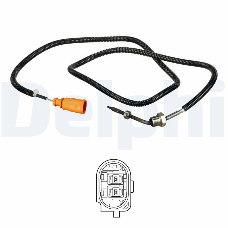 Delphi Exhaust Temperature Sensor - Diesel Particulate Filter After T5 03-10 — Temperature Sensors & Switches