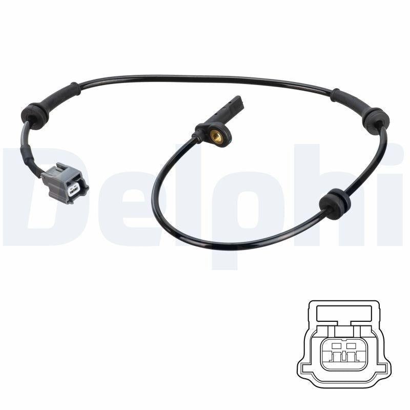 Delphi SS20774 ABS Cable Front Kadjar/Qashqai J11 1.2Tce-1.3Tce-1.5 dCi-1.6Dci — Brake Sensors & ABS