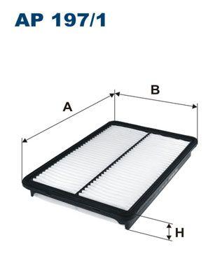Filtron AP197-1 Air Filter Santa Fe III 2.0-2.2 CRDi 12> /Sorento II 2.0-2.2 CRDi 09> — Air & Cabin Filters