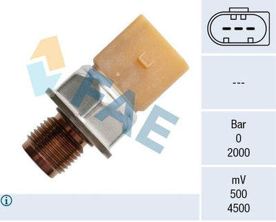 FAE 15604 Fuel Pressure Sensor Golf V/VI, Jetta III/IV and 2 more models — Vehicle Sensors & Switches
