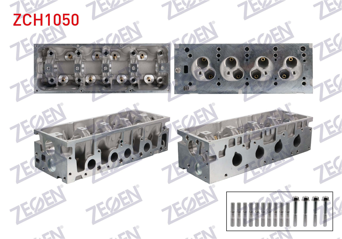 Zegen ZCH1050 Cylinder Head (Yan Kanal) (Aluminium Manifold compatible 4 Nokta Enj.) Renault Clio II — Cylinder Head & Block