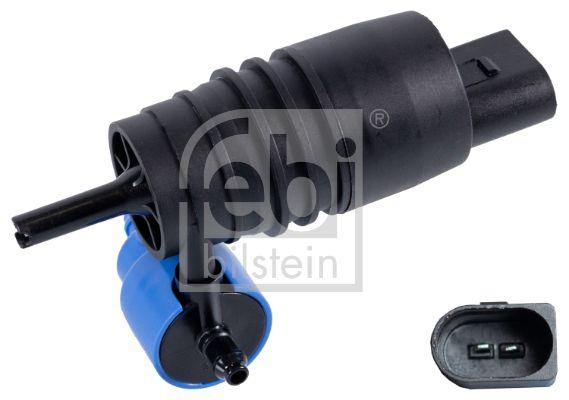 Febi Bilstein 26259 Wiper Su Washer Nozzle Motor Caddy T4 T5 T6 Golf II-VII A1 A3 A4 A6 Q3 Q5 Q7 Ibiza Leon T — Washer System
