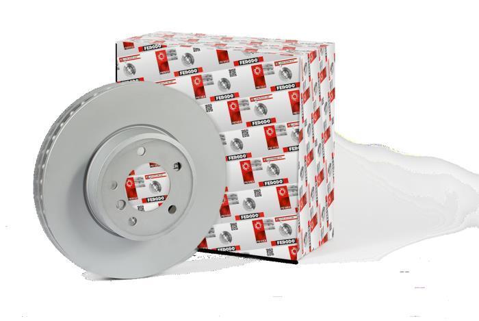 Ferodo DDF1306 Brake Discs - Rear Disc Kit for Volkswagen Passat — Brake Rotors & Drums