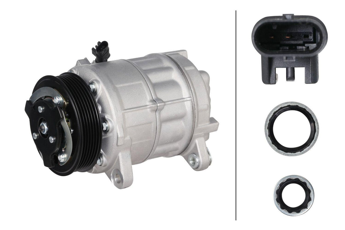 Hella 8FK366202-671 A/C Compressor BMW B46 B47 B48 B57 G30 G32 G11 G12