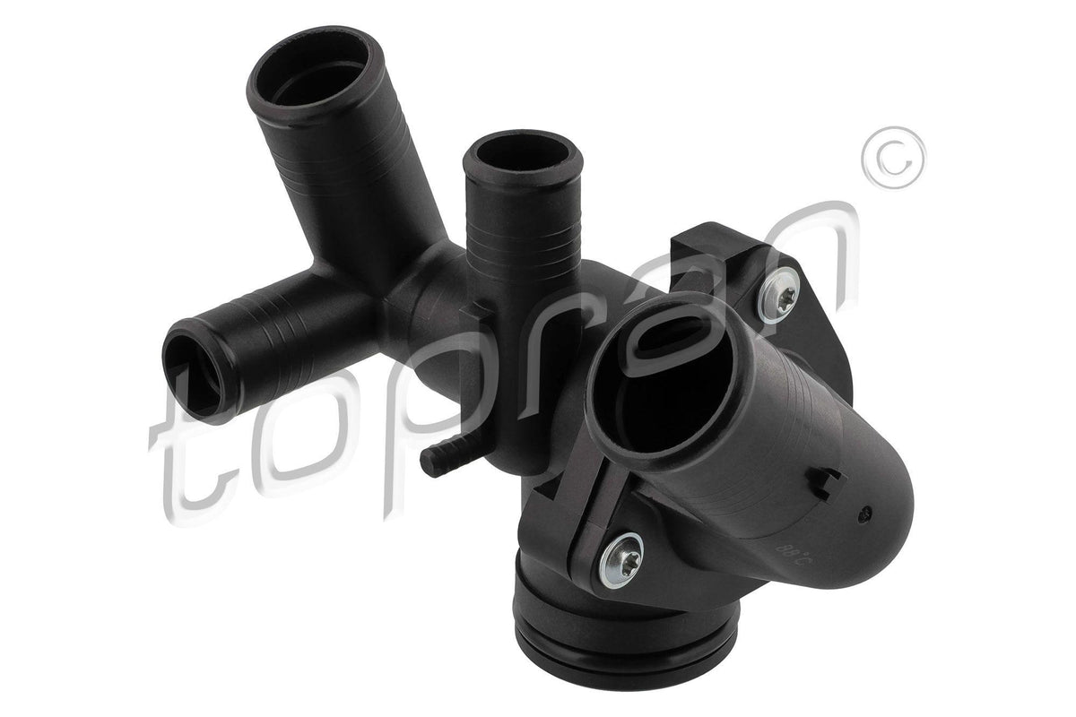 Topran 305919001 Thermostat Housing Kmp 88°C Boxer III Jumper III Transit 2.2 TDCi Ducato III 2.2 E — Water Pump & Thermostat