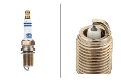 Hella 8EH188705-041 Spark Plug Corolla 1.4 97-00 / Polo-Ibiza-Fabia 1.2 AZQ-BME-CGPA-CGPB 05- | Set of 4