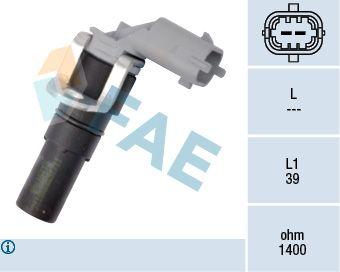 FAE 79182 Crankshaft Speed Sensor Opel Astra G/H Vectra B/C Corsa C Meriva A Z18XE