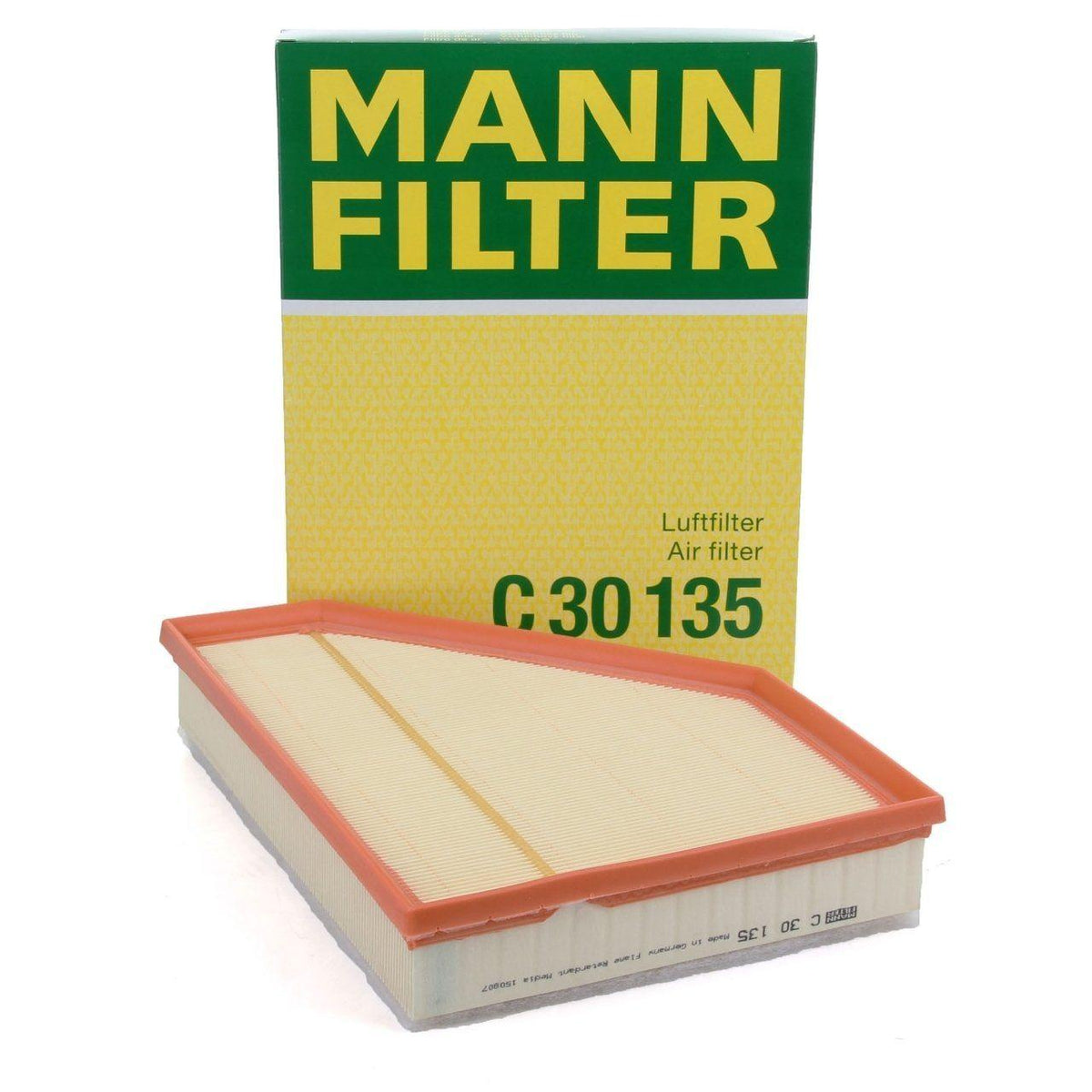 Mann BMW E90 318d Air Filter - Compatible with 143 HP Models — Air & Cabin Filters