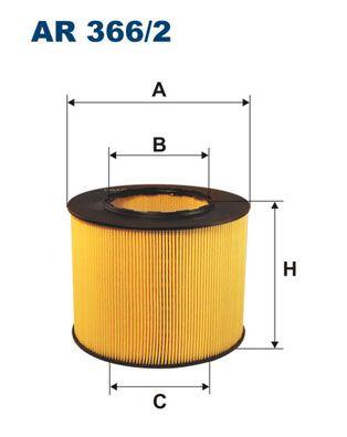 Filtron AR366-2 Air Filter Saab 9-5 2.0 T 2.3 T 3.0 96 — Air & Cabin Filters