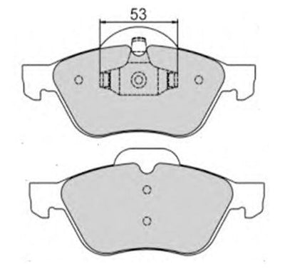 MGA 55140 Front Brake Disc Brake Pad Wva 23215 23217 (Renault :Laguna II-Laguna III 1.5 dCi 1.6 2.0 dCi) — Brake Pads